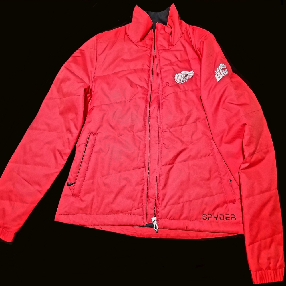 Spyder Detroit red wings womens size 4 jacket , NEW no tags